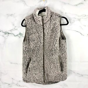 THREAD & SUPPLY Fuzzy Teddy Vest